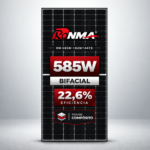 MODULO BIFACIAL 585W - RONMA - EF. 22.60% - FRAME COMPOSITO - RM-585W-182M/144TB