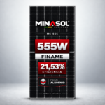 MODULO 555W - MINASOL NACIONAL - FINAME - EF. 21.53% - FRAME ALUMINIO - MS-555