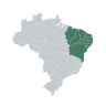 Mapa do nordeste